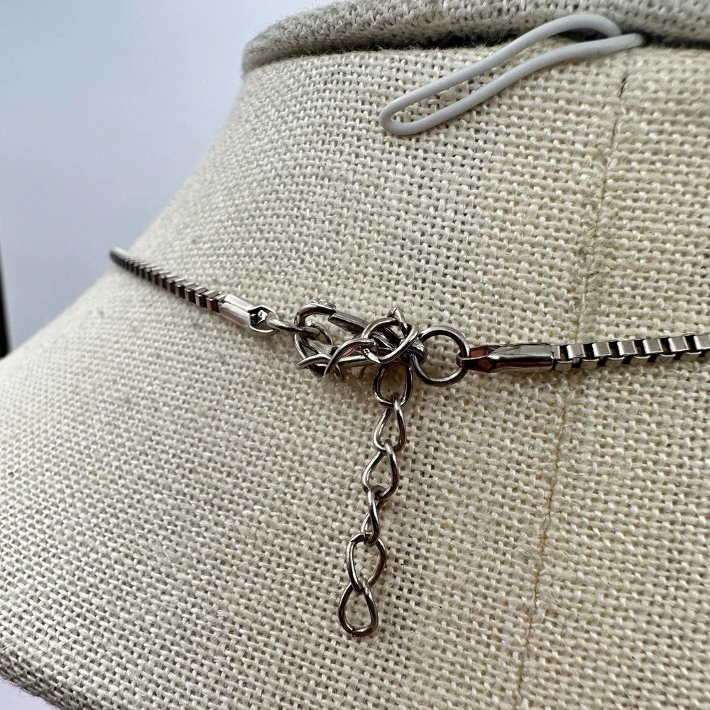 Vintage 90s Wire Wrapped Pyrite Point Pendant Necklace Women's Classic Jewelry
